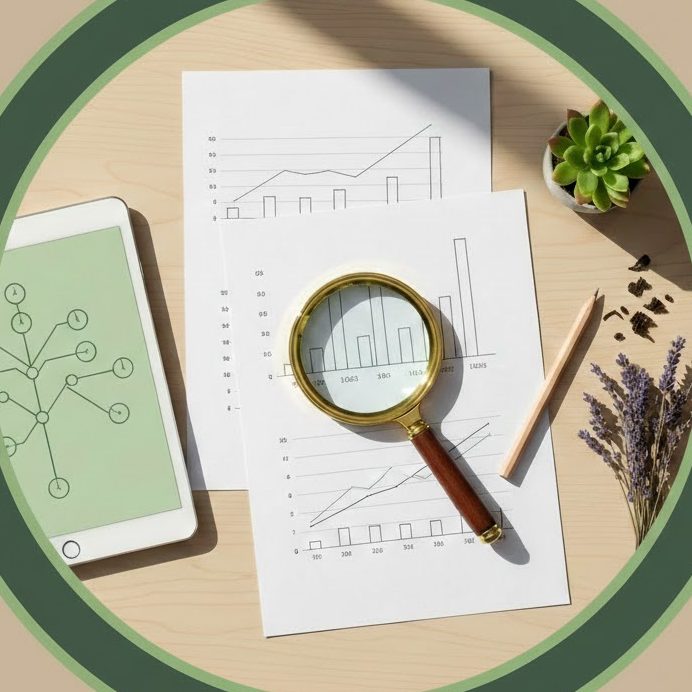 Représentation d'un flux limpide, illustrant la visualisation de données et l'aide à la décision sans stress.